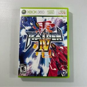 Raiden IV 4 Collectors Edition Microsoft Xbox 360 Complete CIB W/ Soundtrack